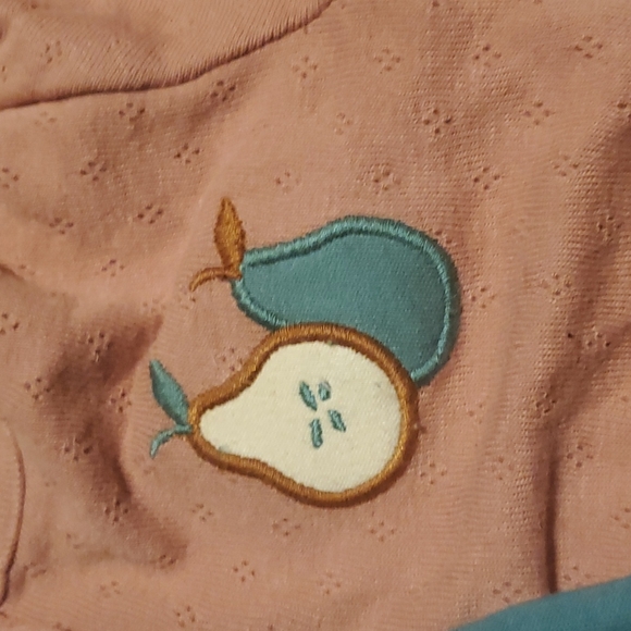 💚 Carter's | Toddler Girl Onesie Shirt and Leggings Outfit | 24M | Pears - Picture 5 of 6
